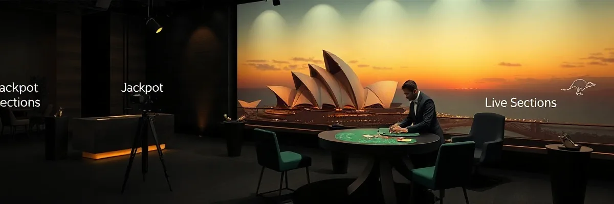 Jackpot and Live Sections: Size, Stakes and Access — live casino australia in Australia